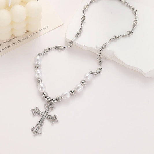 Sacred Pearl Cross