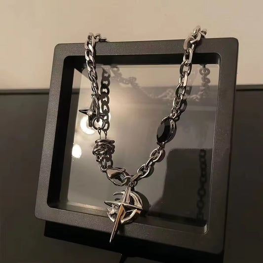 y2k Star Necklace