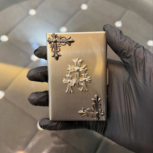 Triple Cross Metal Wallet