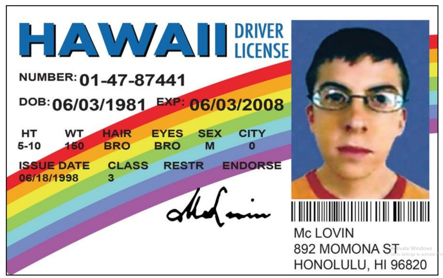 MCLOVIN SKIN